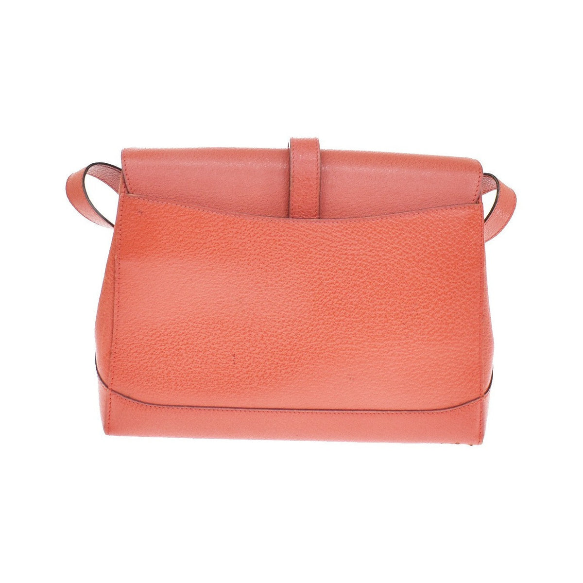 Celine Shoulder Leather, Red, Leather, Shoulder Bag