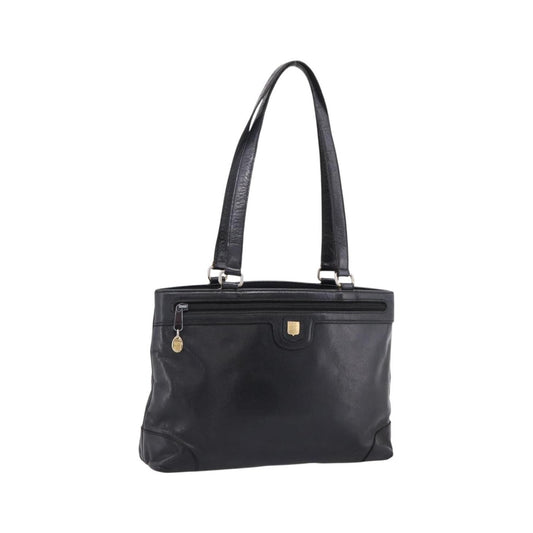Celine Tote Leather, Black, Leather, Tote Bag