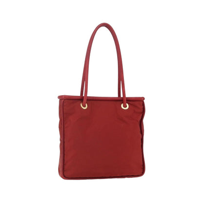 Celine Tote Nylon, Red, Nylon, Tote Bag