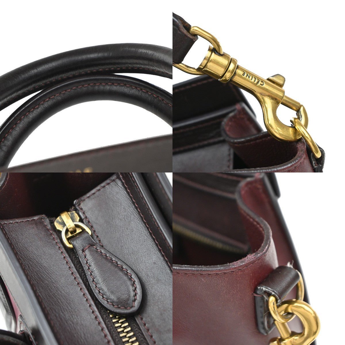 Celine Tricolor Shoulder Luggage Bag - Brandsamsara