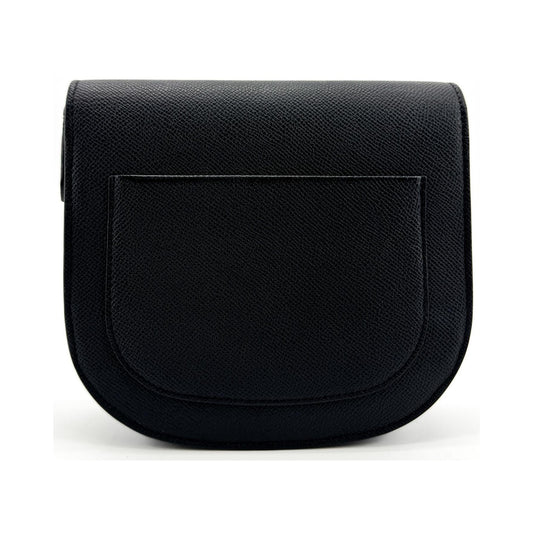 Celine Trotteur Calfskin, Black, Leather, Crossbody Bag