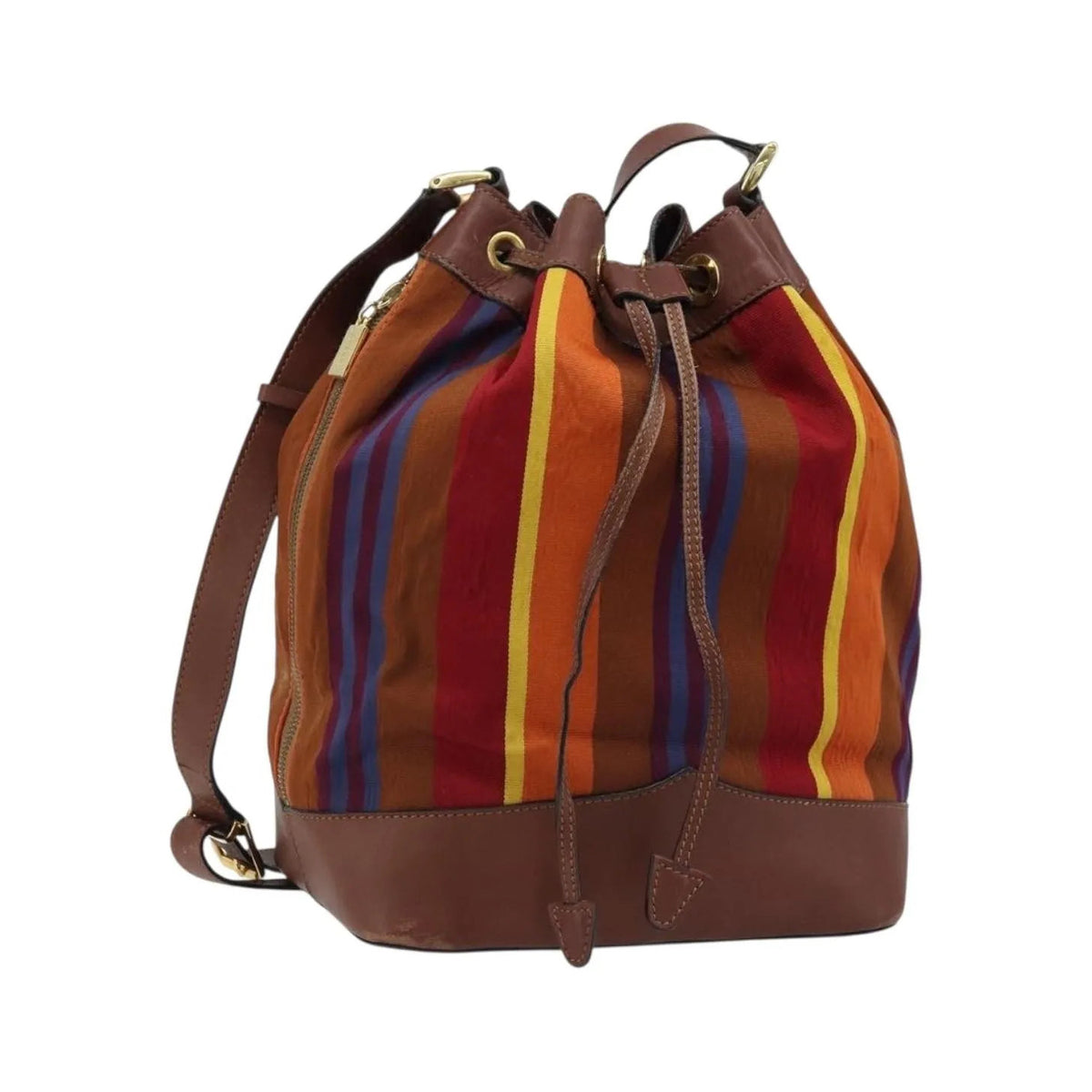 Celine Vintage Canvas, Multicolour, Canvas, Shoulder Bag