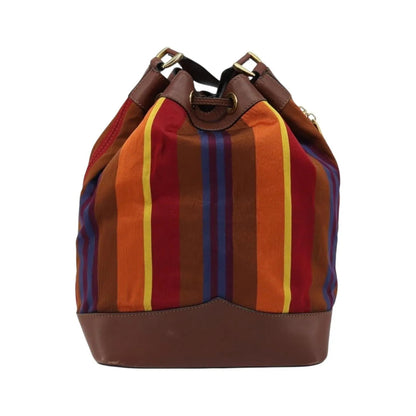 Celine Vintage Canvas, Multicolour, Canvas, Shoulder Bag