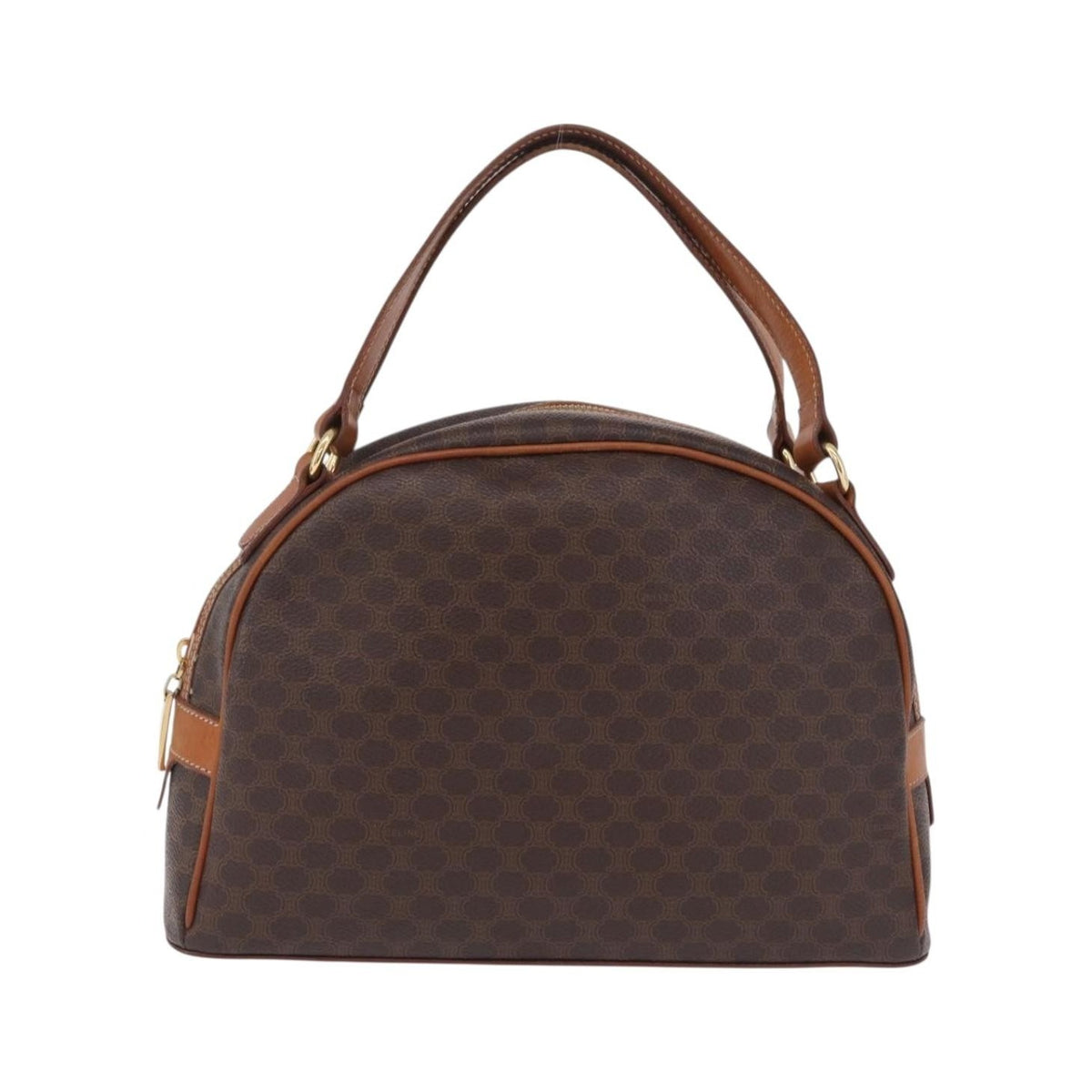 Celine Vintage Handbag Toile Céline, Brown, Canvas, Handbag