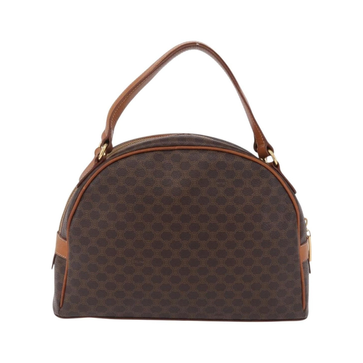 Celine Vintage Handbag Toile Céline, Brown, Canvas, Handbag