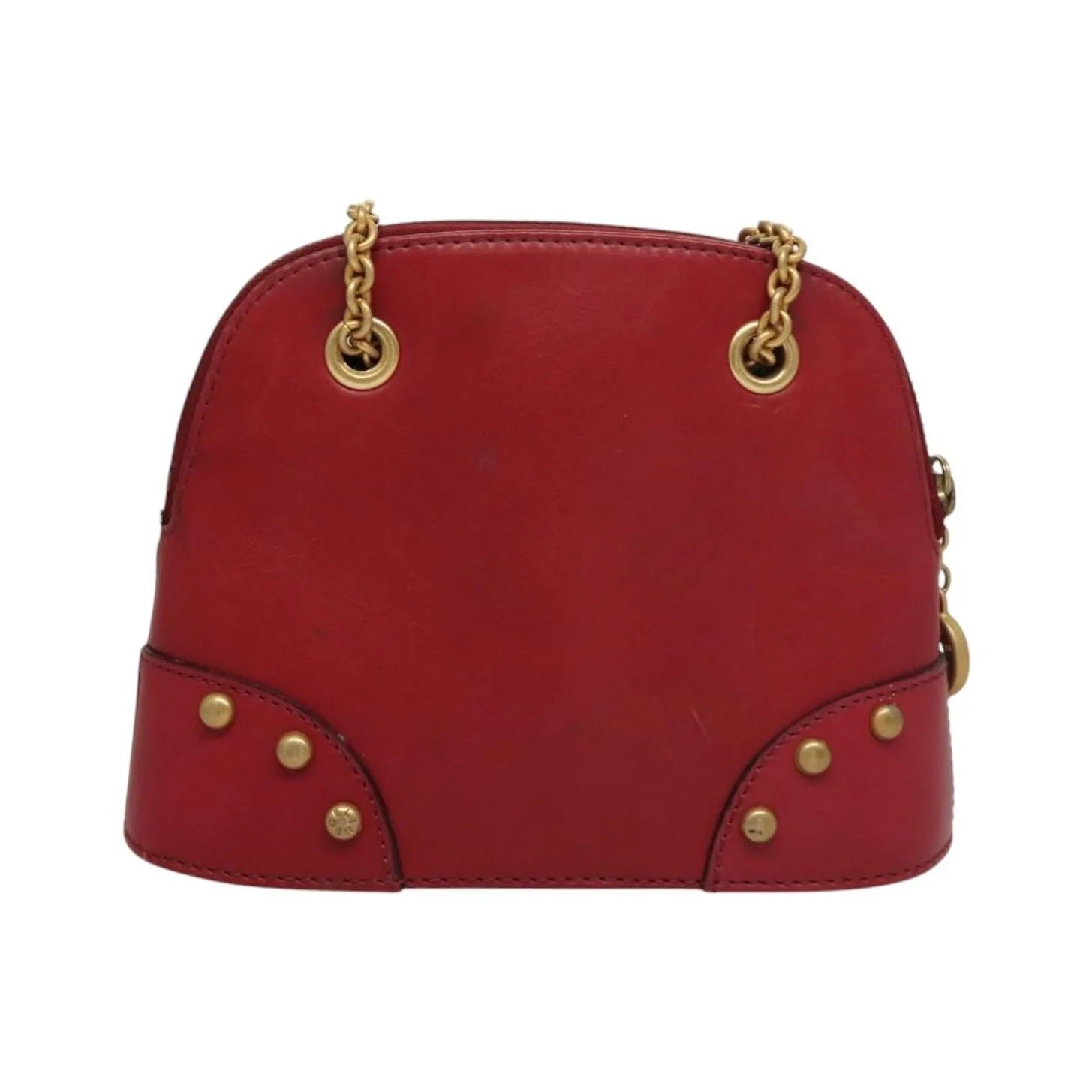 Celine Vintage Leather, Red, Leather, Shoulder Bag
