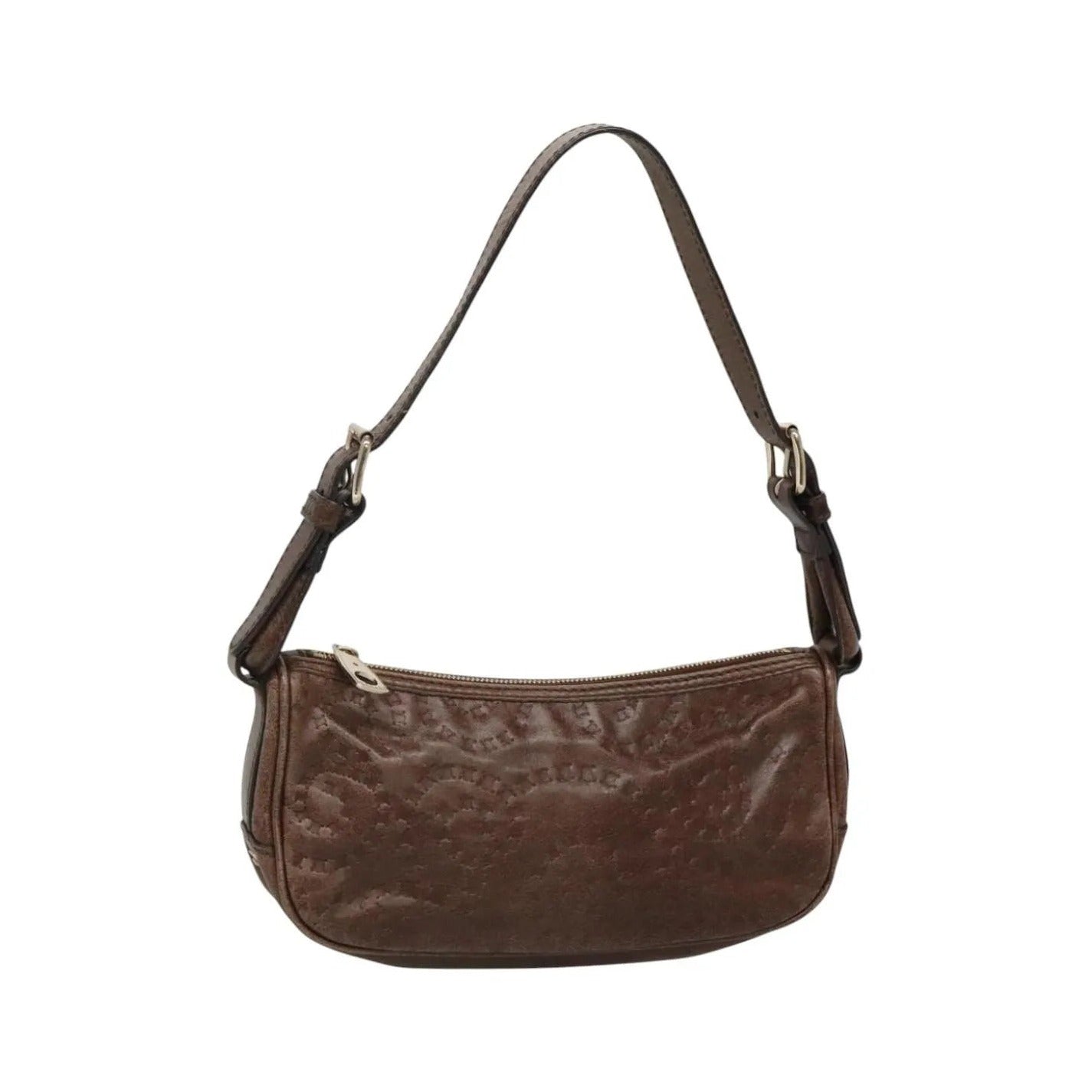 Celine Vintage Leather, Brown, Leather, Shoulder Bag