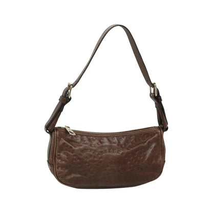 Celine Vintage Leather, Brown, Leather, Shoulder Bag