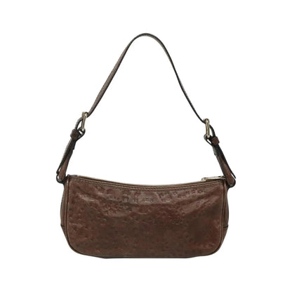 Celine Vintage Leather, Brown, Leather, Shoulder Bag