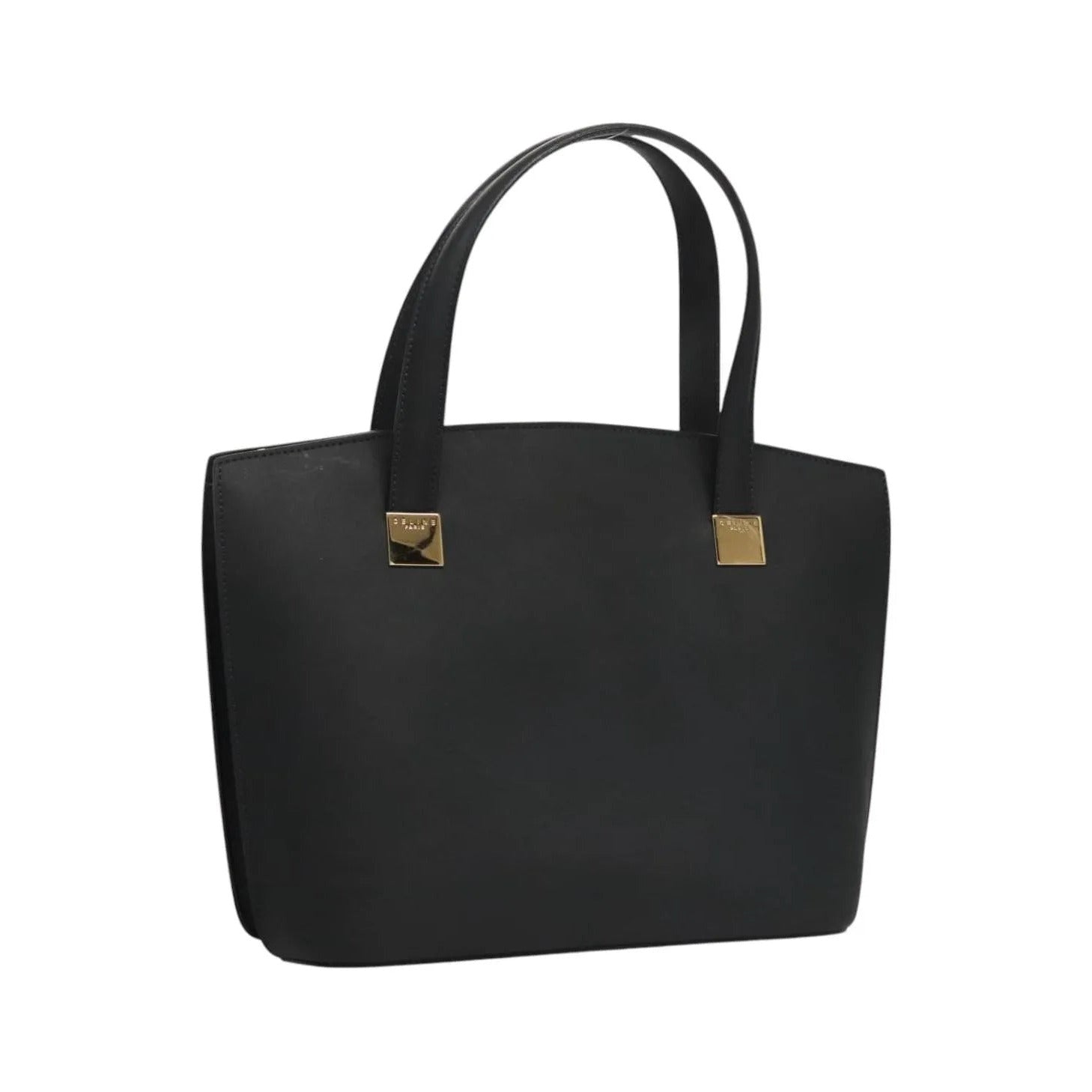 Celine vintage Leather, Navy, Leather, Handbag
