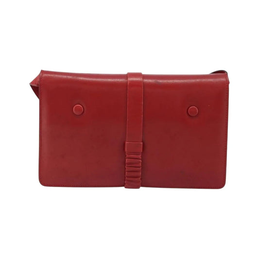 Celine Vintage Leather, Red, Leather, Shoulder Bag