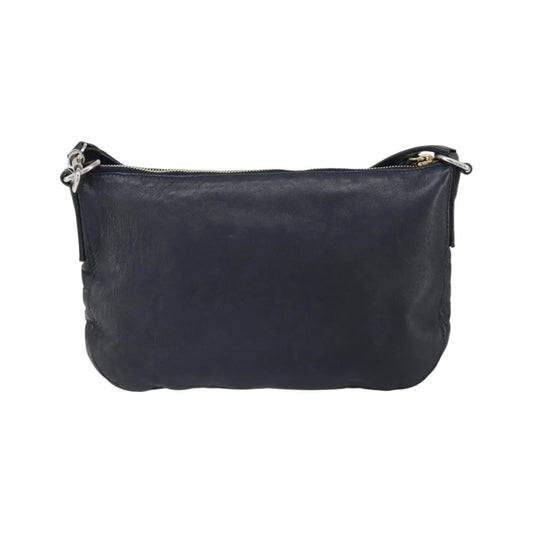 Celine Vintage Leather, Navy, Leather, Shoulder Bag