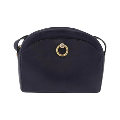 Celine Vintage Leather, Navy, Leather, Shoulder Bag