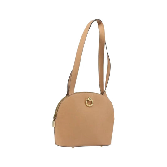 Celine Vintage Leather, Beige, Leather, Shoulder Bag
