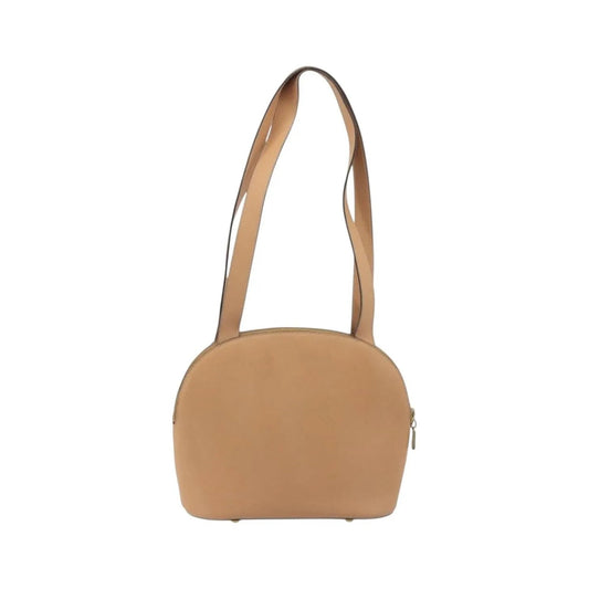 Celine Vintage Leather, Beige, Leather, Shoulder Bag