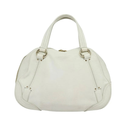 Celine vintage Leather, White, Leather, Handbag