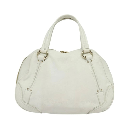 Celine vintage Leather, White, Leather, Handbag
