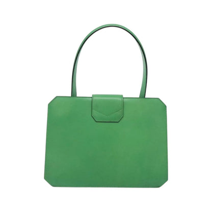Celine vintage Leather, Green, Leather, Handbag