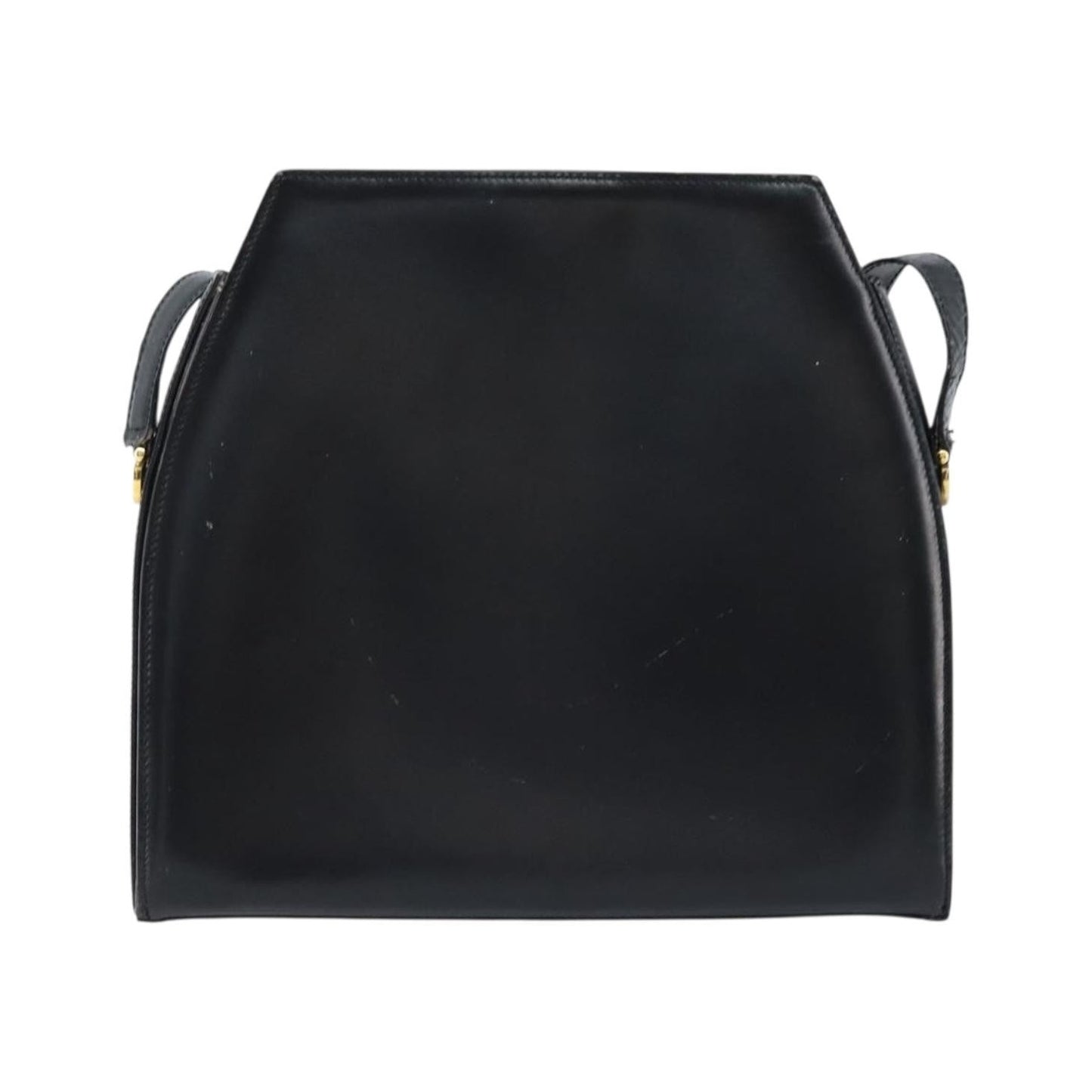 Celine Vintage Leather, Black, Leather, Shoulder Bag