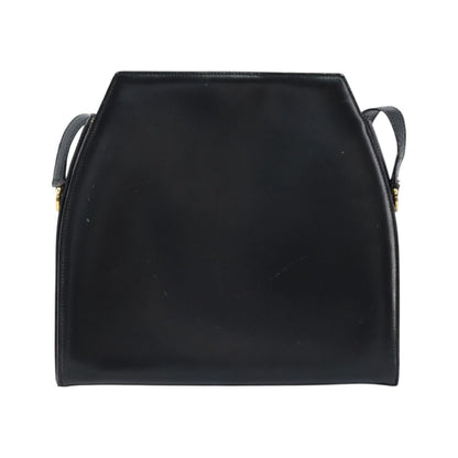 Celine Vintage Leather, Black, Leather, Shoulder Bag