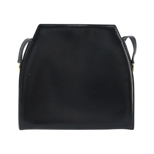 Celine Vintage Leather, Black, Leather, Shoulder Bag