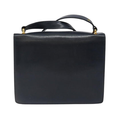 Celine Vintage Leather, Navy, Leather, Shoulder Bag