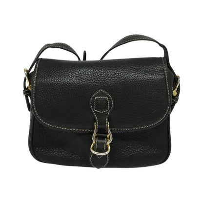 Celine Vintage Leather, Black, Leather, Shoulder Bag
