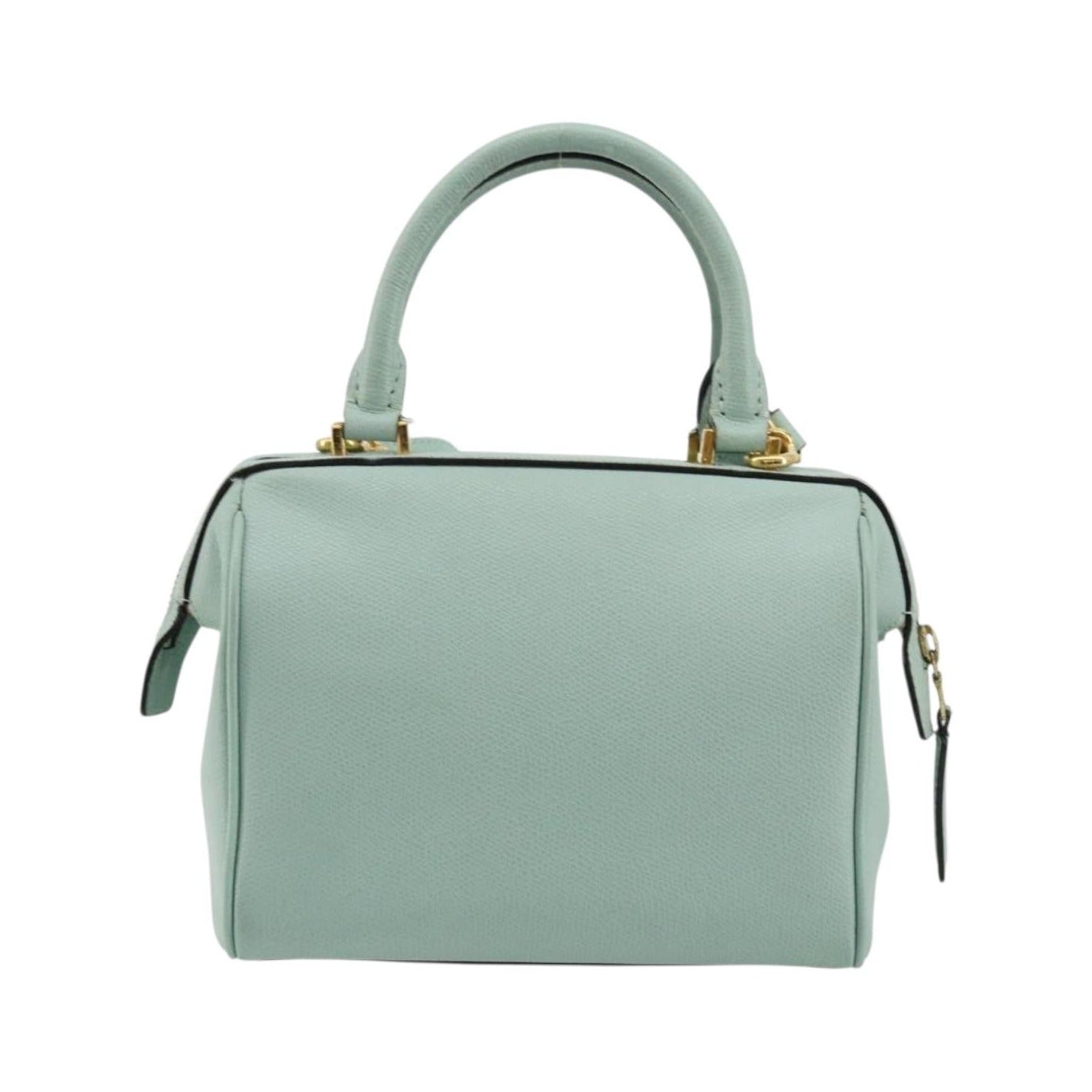 Celine Vintage Leather, Blue, Leather, Handbag