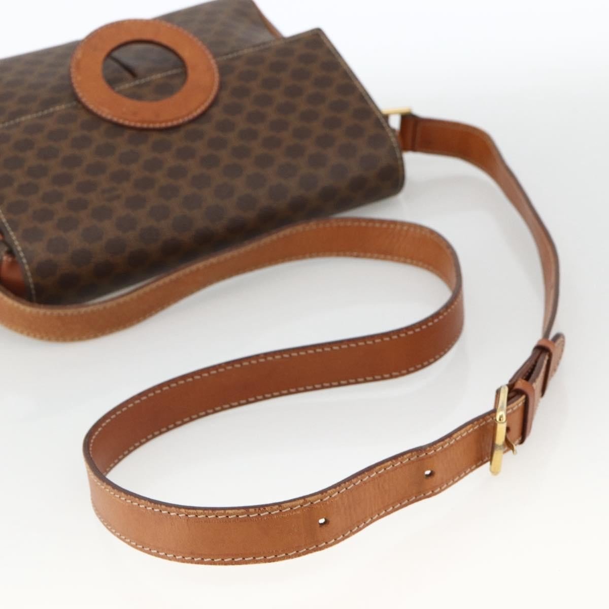 Celine Vintage Macadam Circle Logo Shoulder Bag - Brandsamsara