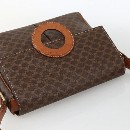 Celine Vintage Macadam Circle Logo Shoulder Bag - Brandsamsara