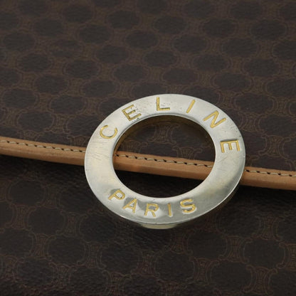 Celine Vintage Macadam Circle Logo Shoulder Bag - Brandsamsara