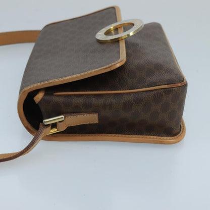 Celine Vintage Macadam Circle Logo Shoulder Bag - Brandsamsara