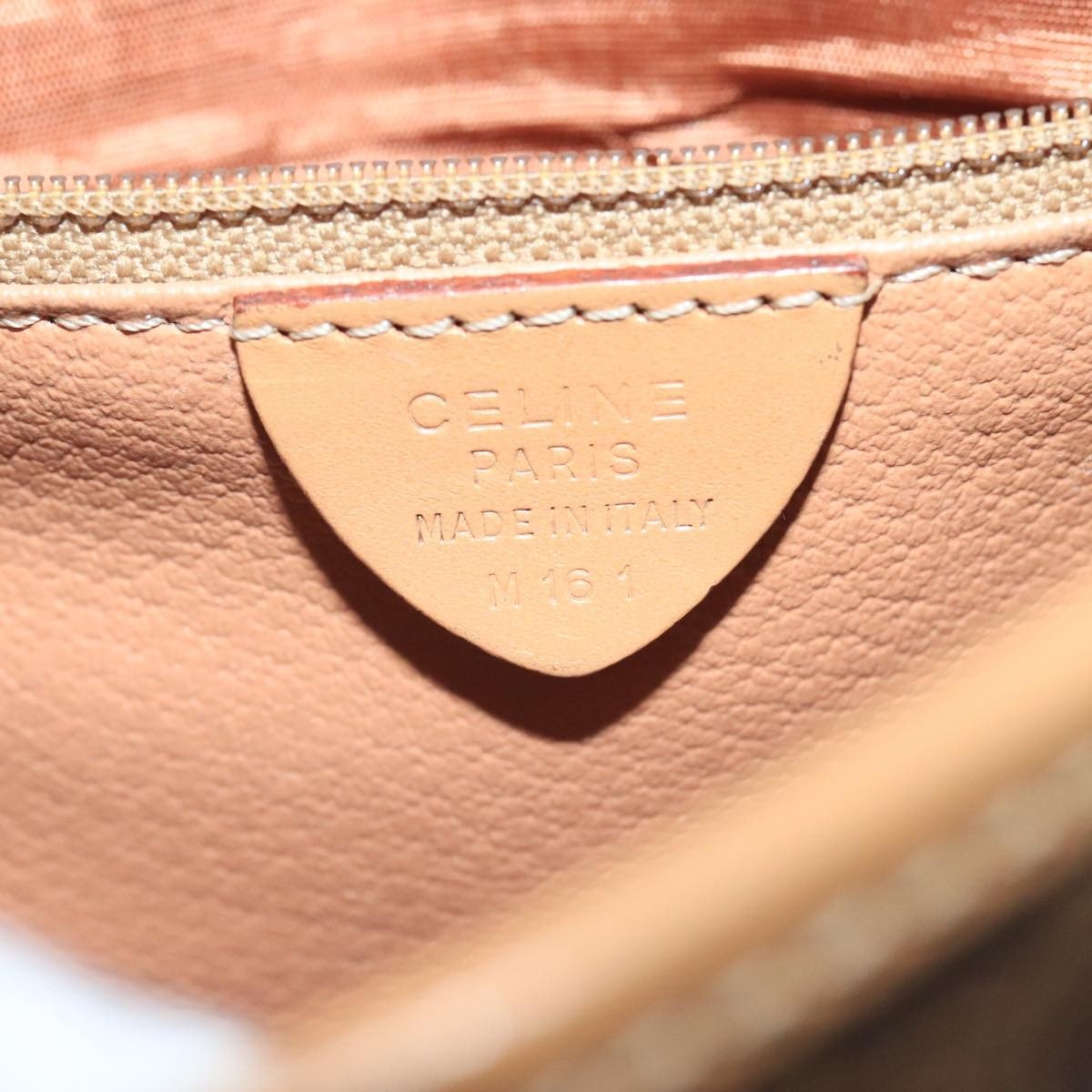Celine Vintage Macadam Circle Logo Shoulder Bag - Brandsamsara