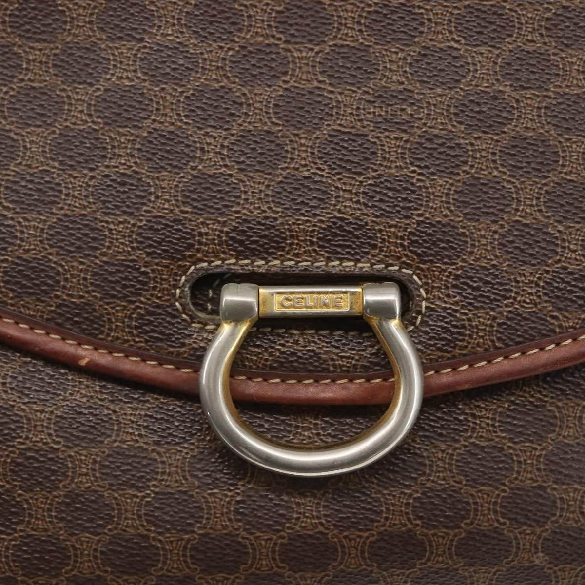 Celine Vintage Macadam Shoulder Bag - Brandsamsara