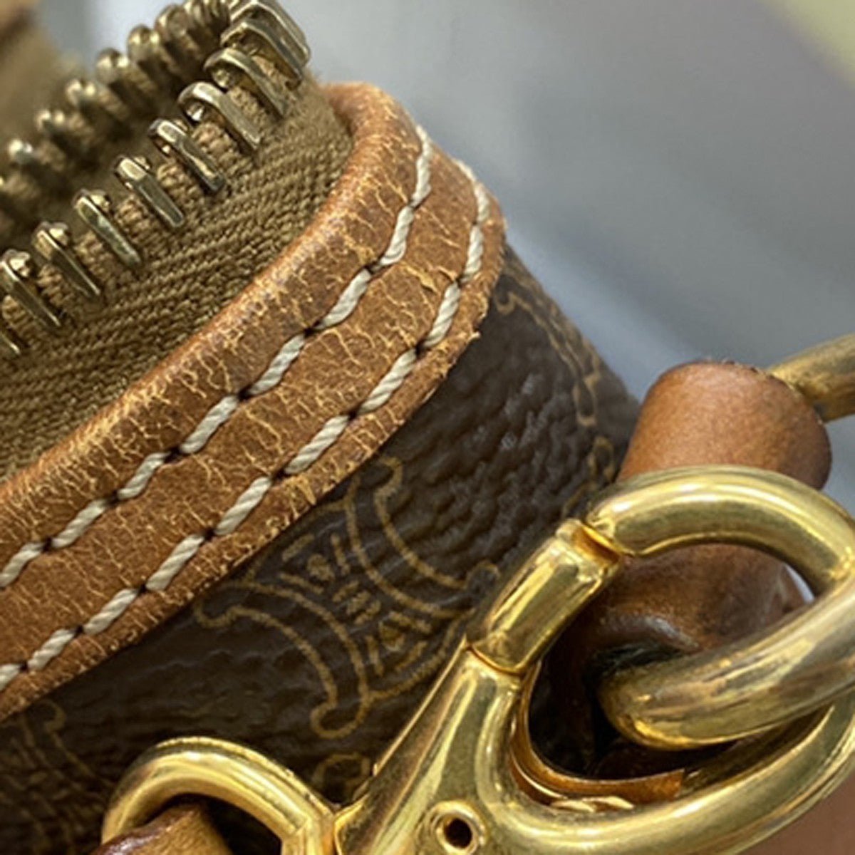 Celine Vintage Macadam Shoulder Bag - Brandsamsara