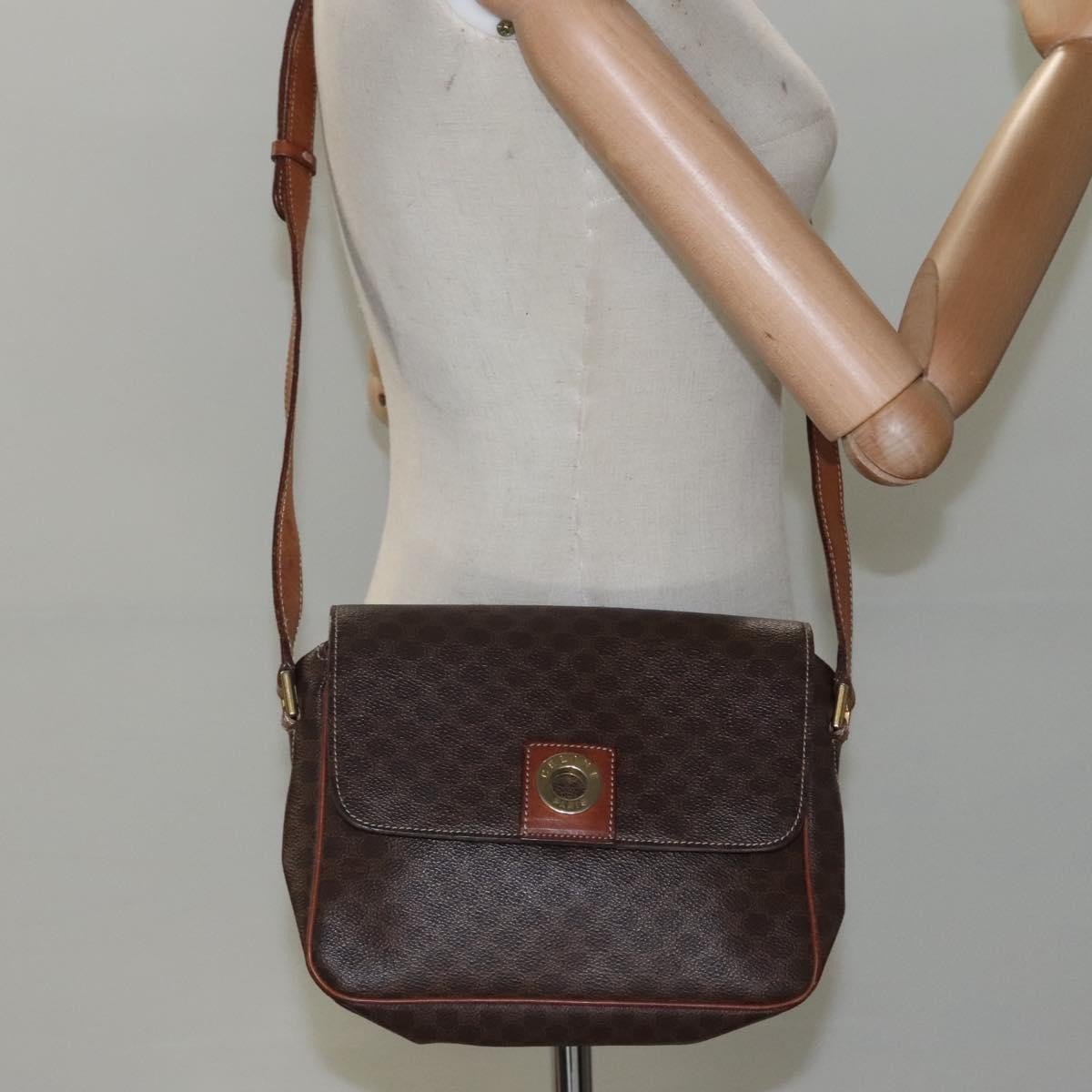 Celine Vintage Macadam Shoulder Bag - Brandsamsara