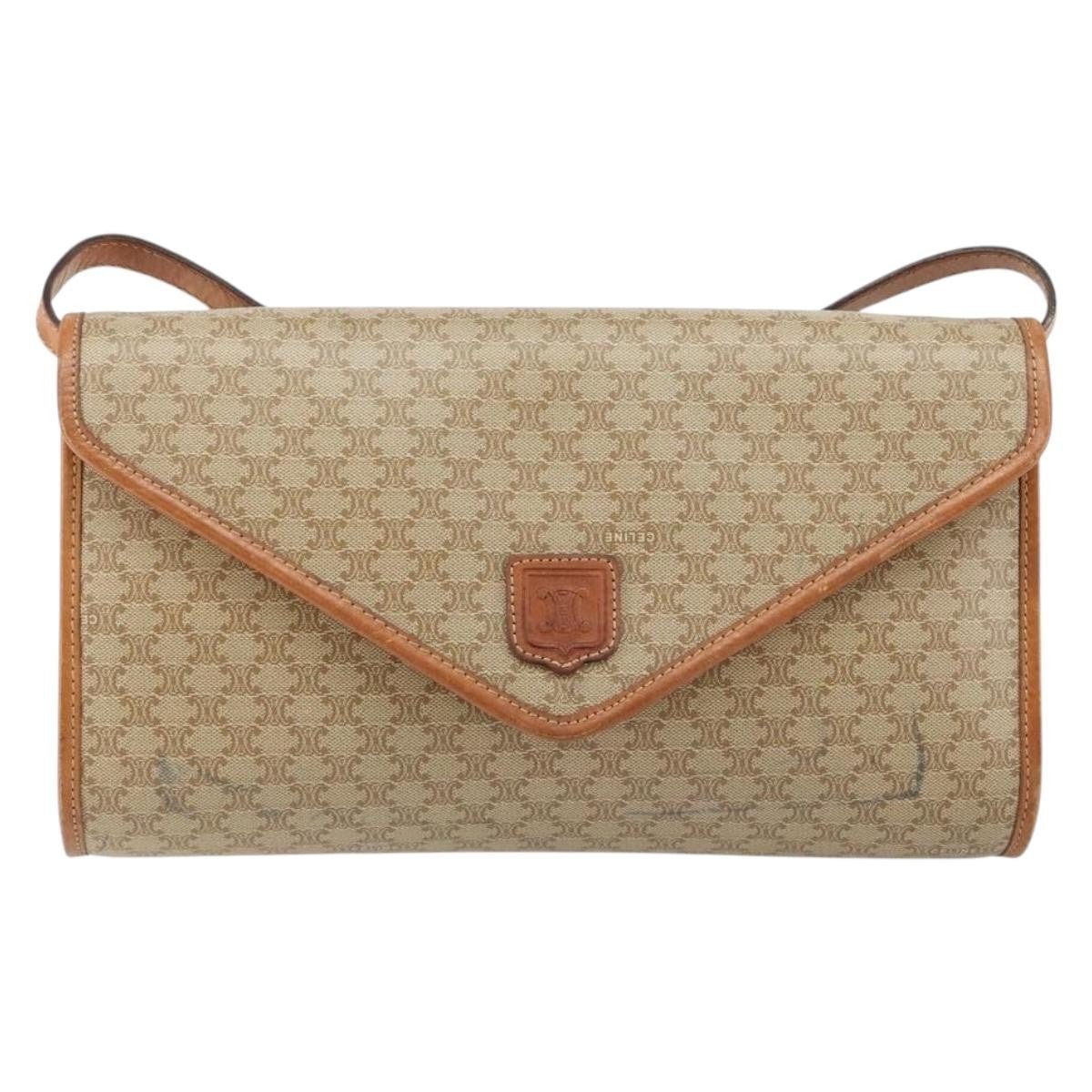 Celine Vintage Macadam Shoulder Bag - Brandsamsara