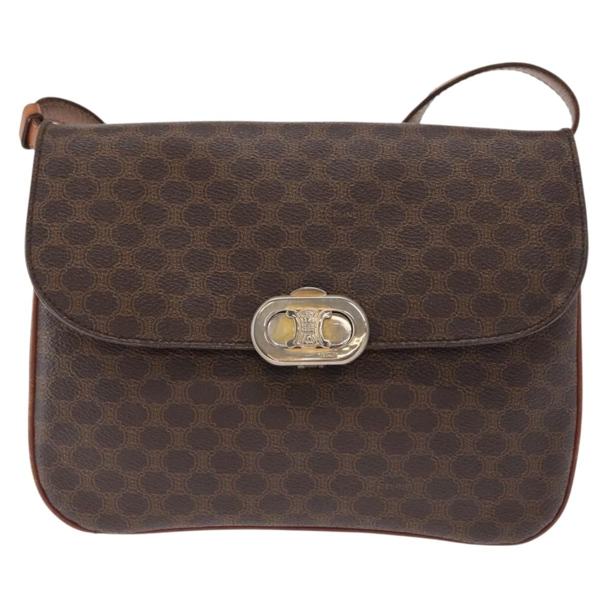 Celine Vintage Macadam Shoulder Bag - Brandsamsara