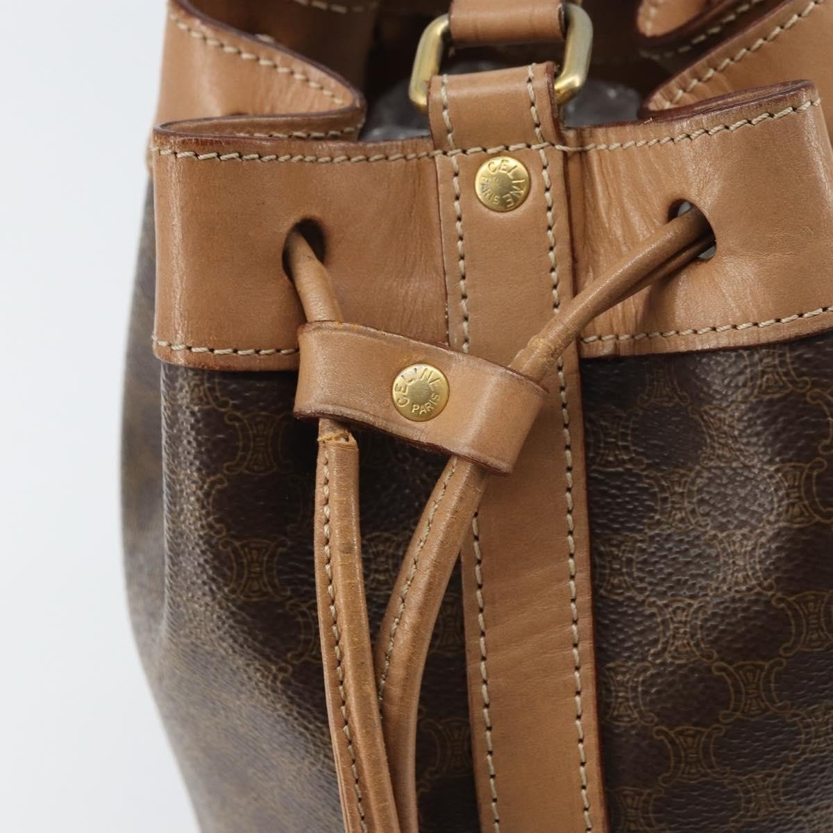 Celine Vintage Macadam Shoulder Bag - Brandsamsara