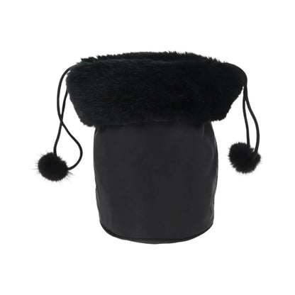 Celine Vintage Pouch Nylon, Black, Nylon, Clutch