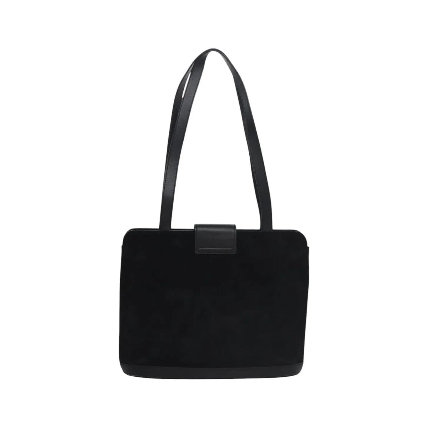 Celine Vintage Suede, Black, Suede, Shoulder Bag