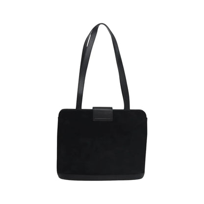 Celine Vintage Suede, Black, Suede, Shoulder Bag