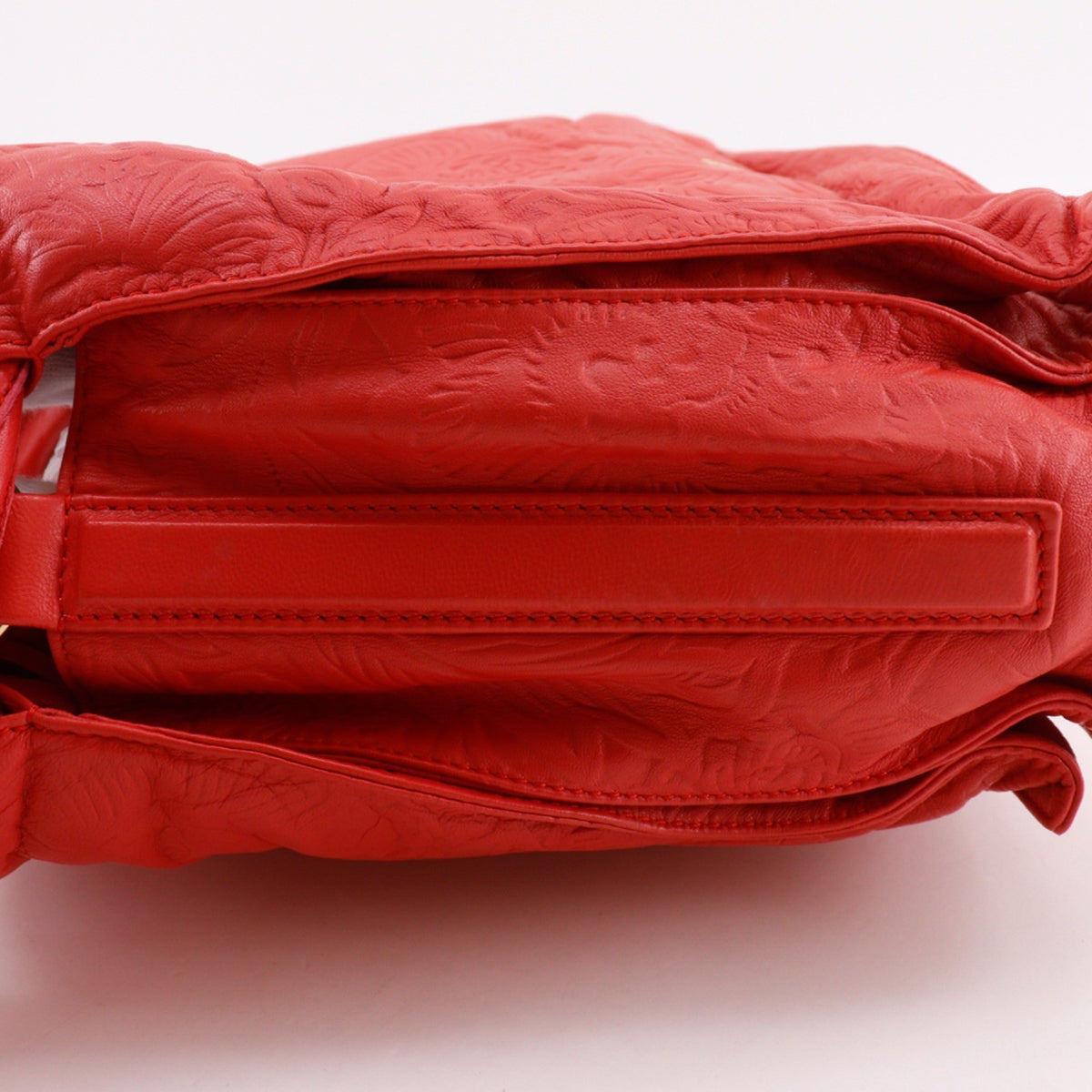 Loewe Flamenco Leather, Red, Leather, Shoulder Bag