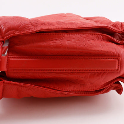 Loewe Flamenco Leather, Red, Leather, Shoulder Bag