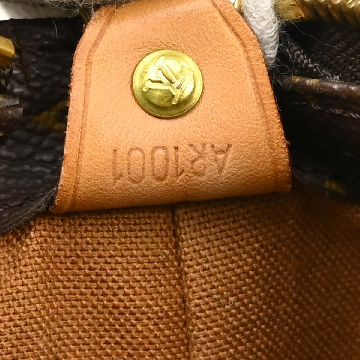 Louis Vuitton Cabas Mezzo Monogram Canvas, Brown, Canvas, Tote Bag