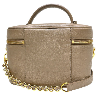 Louis Vuitton Vanity Monogram Empreinte Giant, Beige, Leather, Handbag