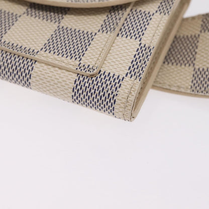 Louis Vuitton Solo Belt Damier, White, Canvas, Clutch