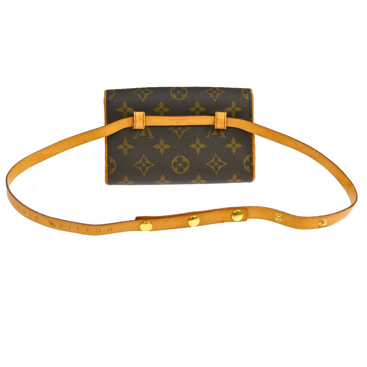 Louis Vuitton Florentine Waist Monogram Canvas, Brown, Canvas, Clutch