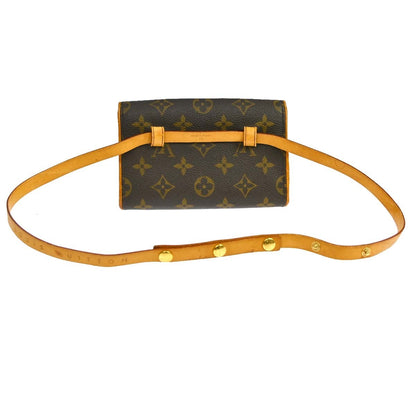 Louis Vuitton Florentine Waist Monogram Canvas, Brown, Canvas, Clutch