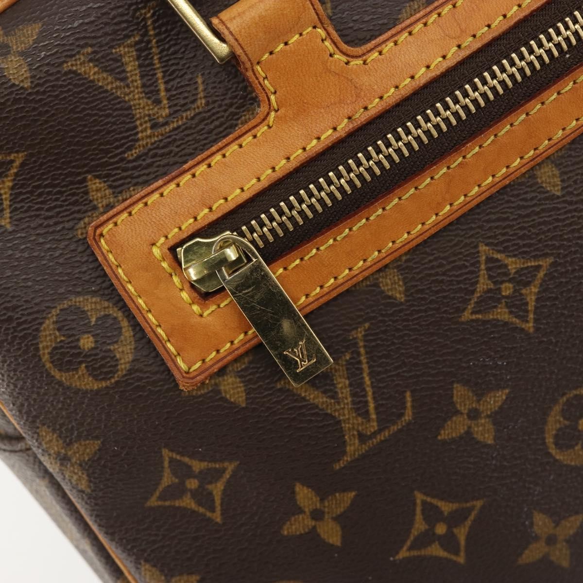 Louis Vuitton Cite Monogram Canvas, Brown, Canvas, Handbag